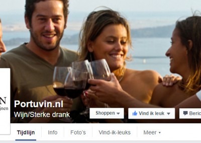 Facebook pagina Portuvin.nl