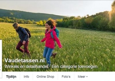Facebook pagina en promotie Vaudetassen.nl